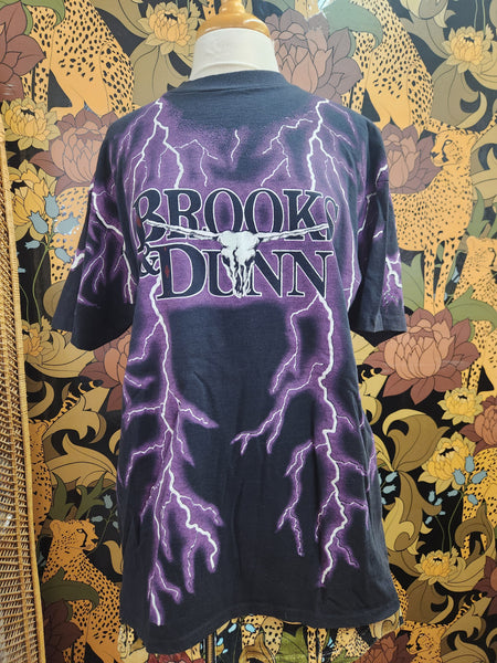 Vintage Brooks and Dunn 1993 Tour Tee – Classic Rock Couture