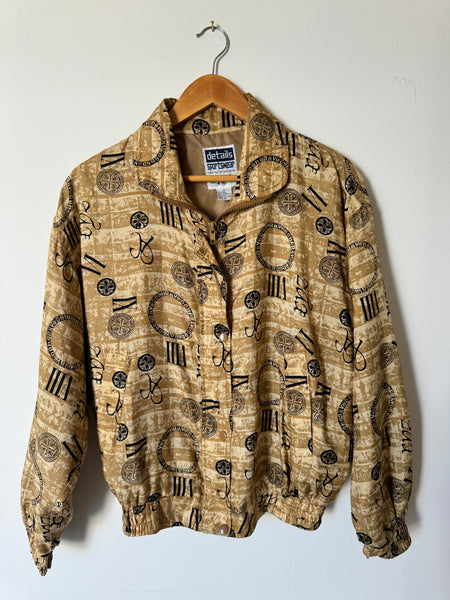 80s French Made Layered Silk Jacket フランス 80s French Made