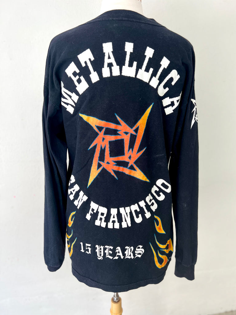 1996 Metallic San Francisco '15 Years' Long Sleeve Tee – Classic Rock  Couture