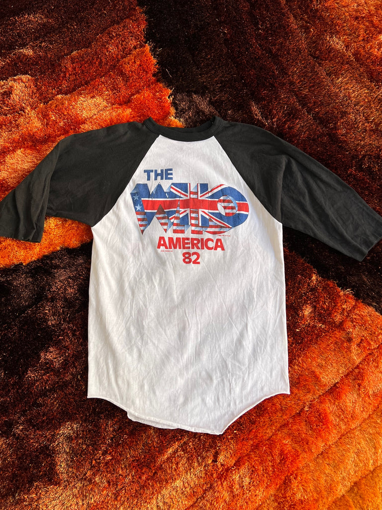 The Who '1982 American Tour' Vintage Baseball Tee