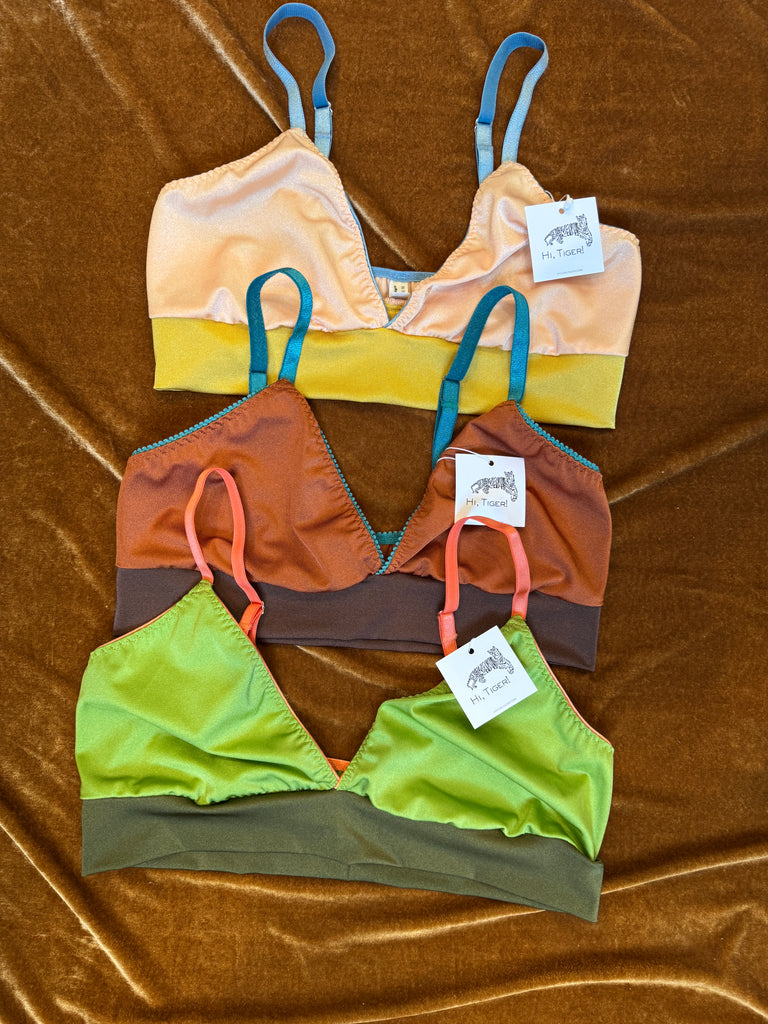 Color Block Sara Spandex Bralette