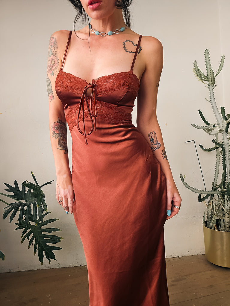 Copper Maxi Dress