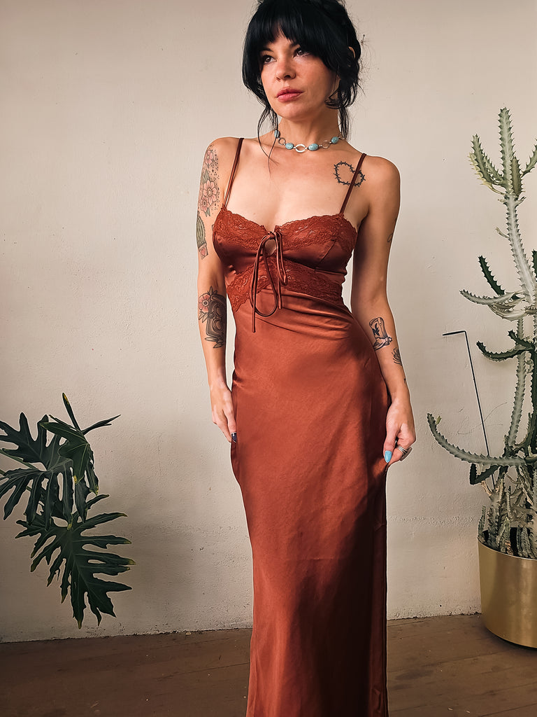 Copper Maxi Dress