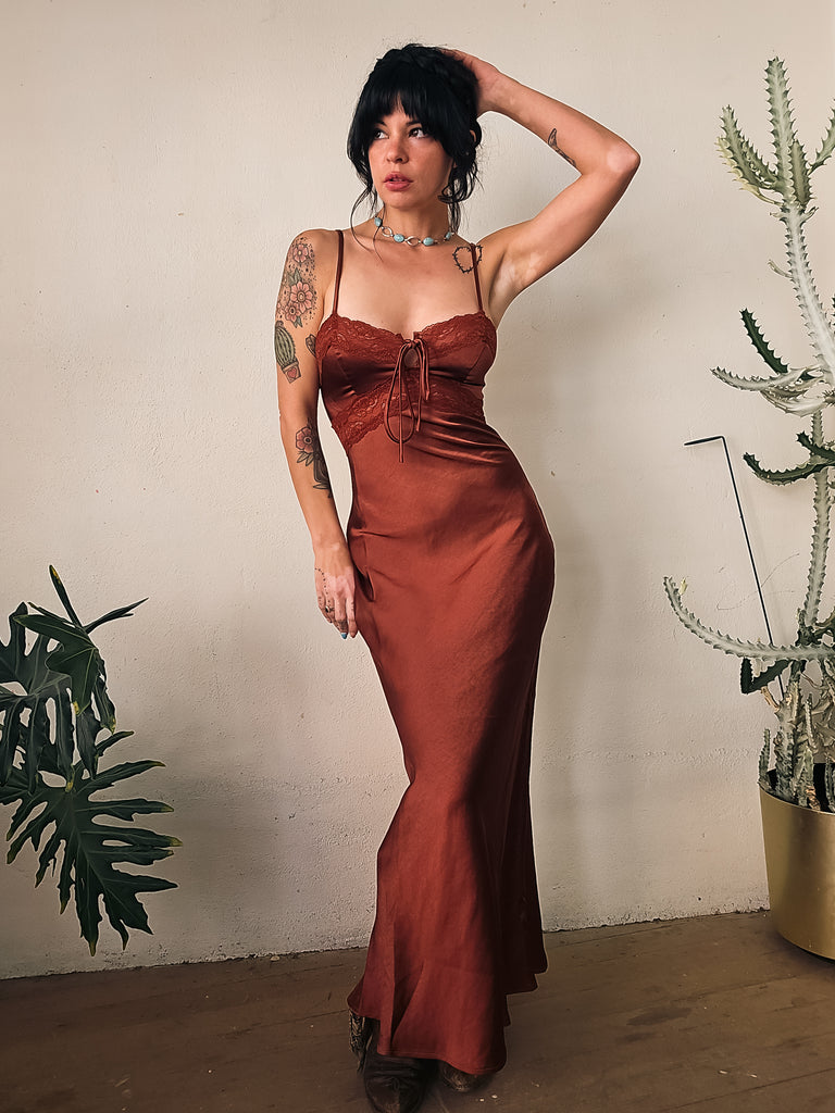 Copper Maxi Dress