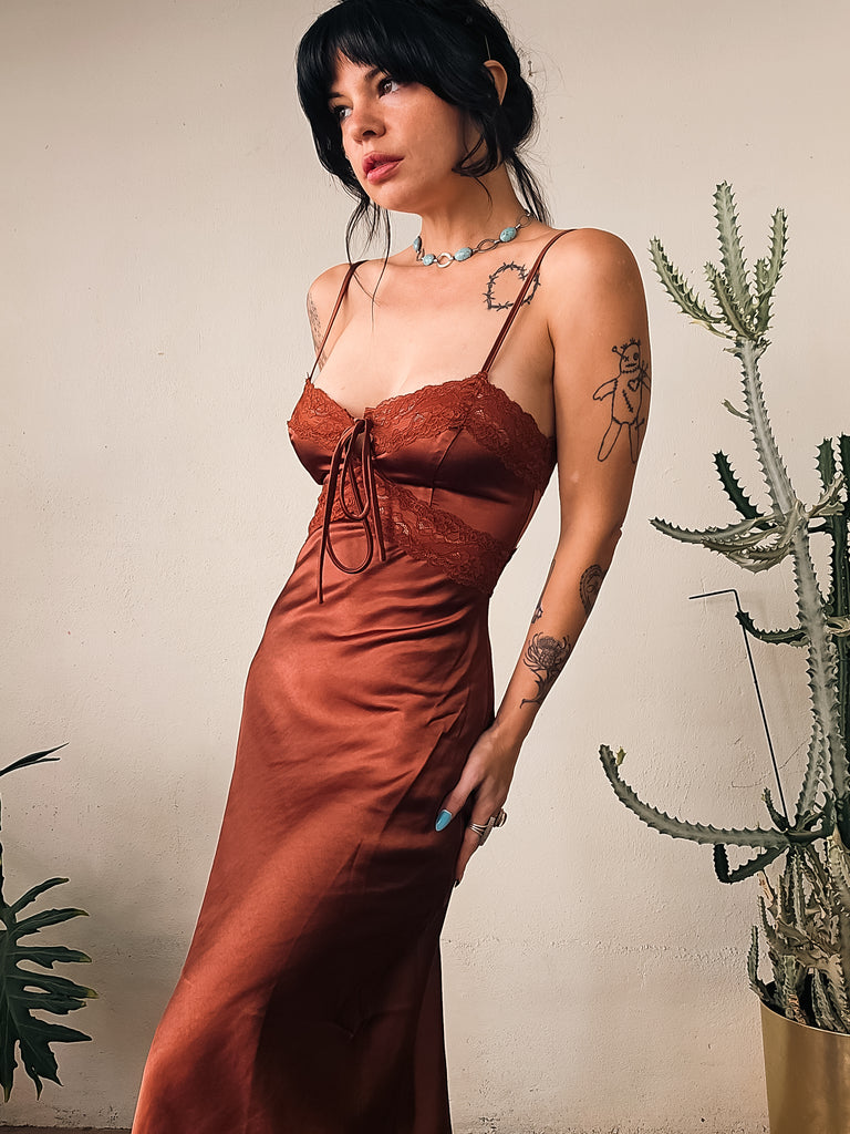 Copper Maxi Dress
