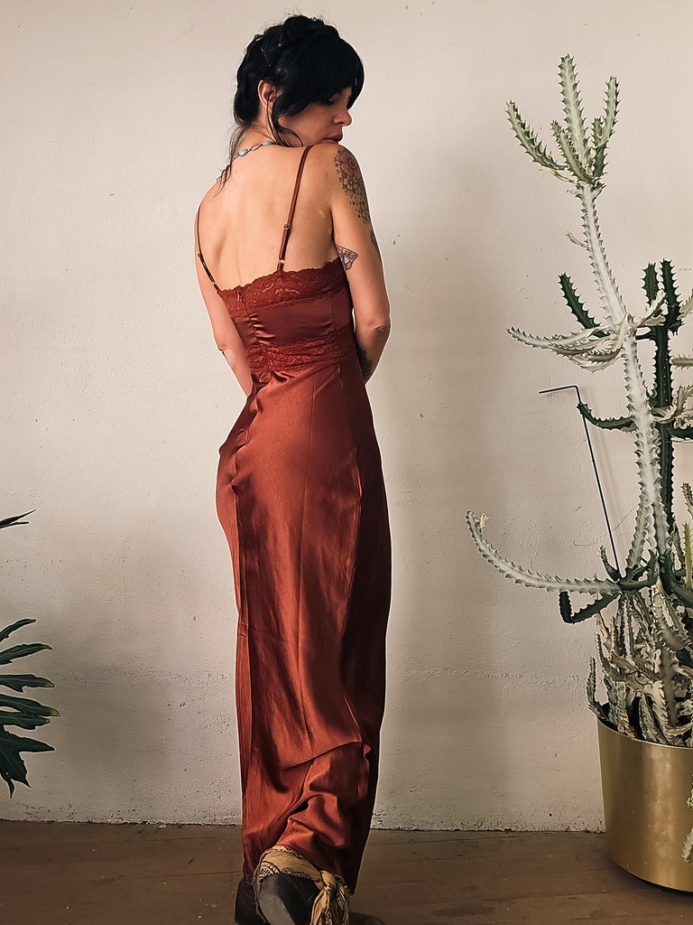 Copper Maxi Dress