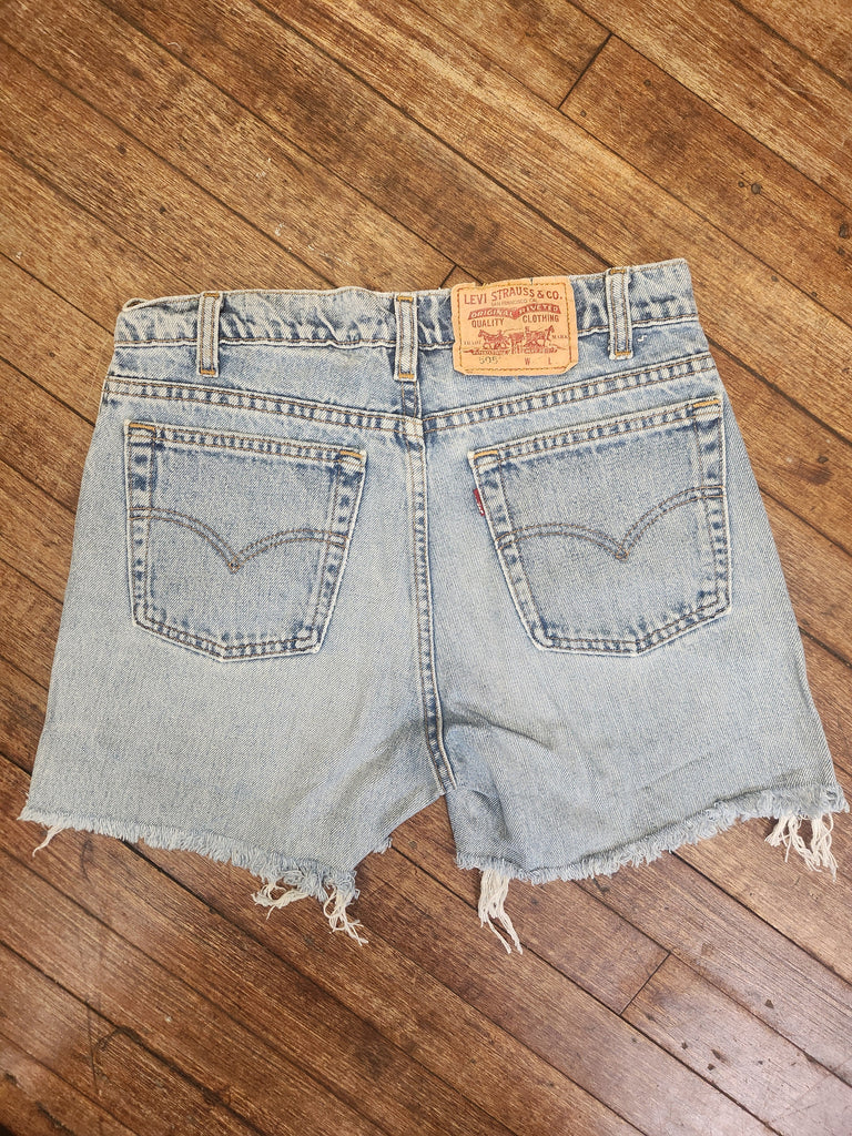 Upcycled Denim Cutoff Shorts