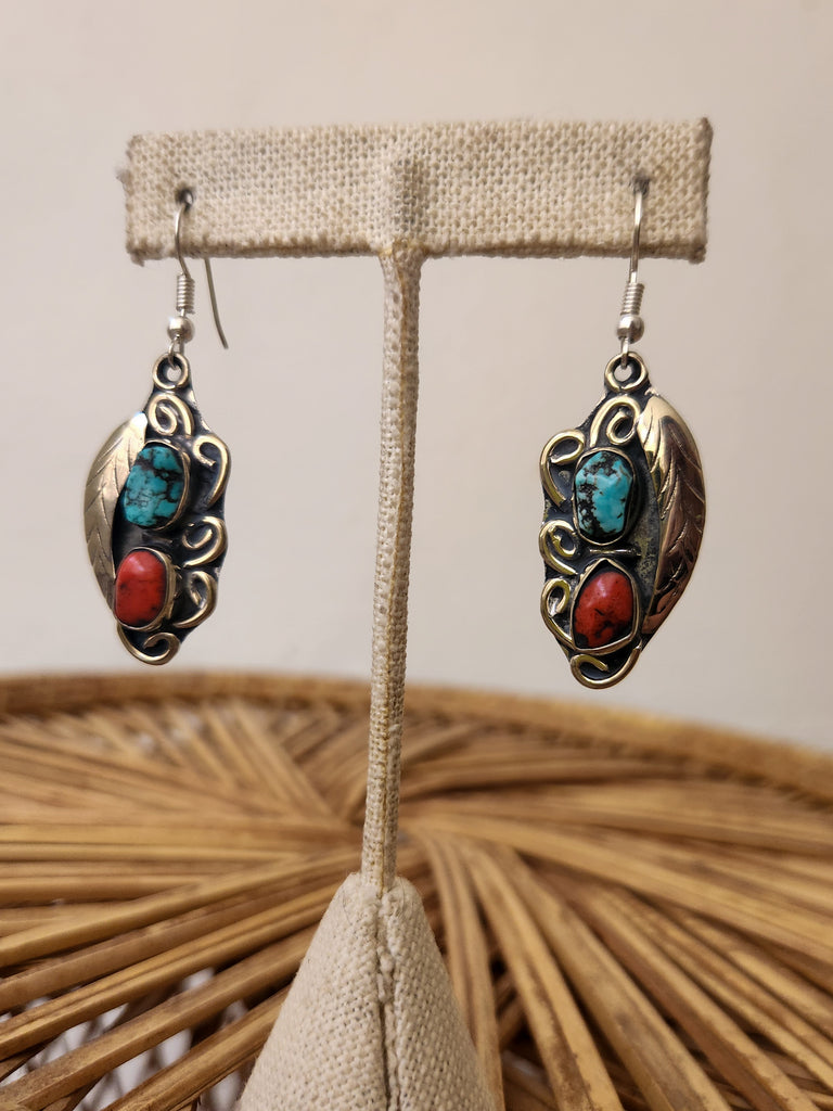 New Mexico Feather Earrings