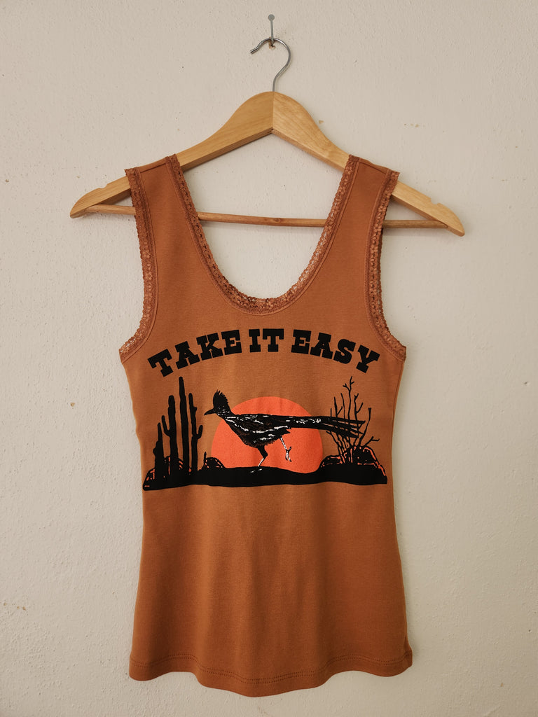 Take It Easy Lace Tank