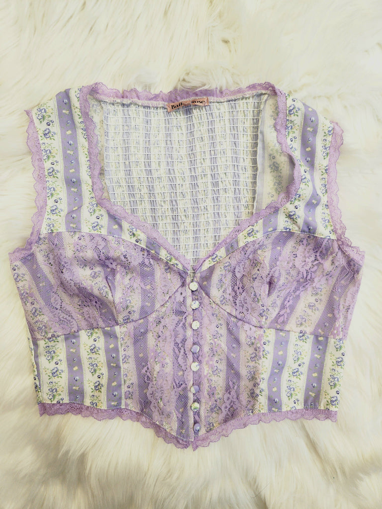 Lavender & Lace Top