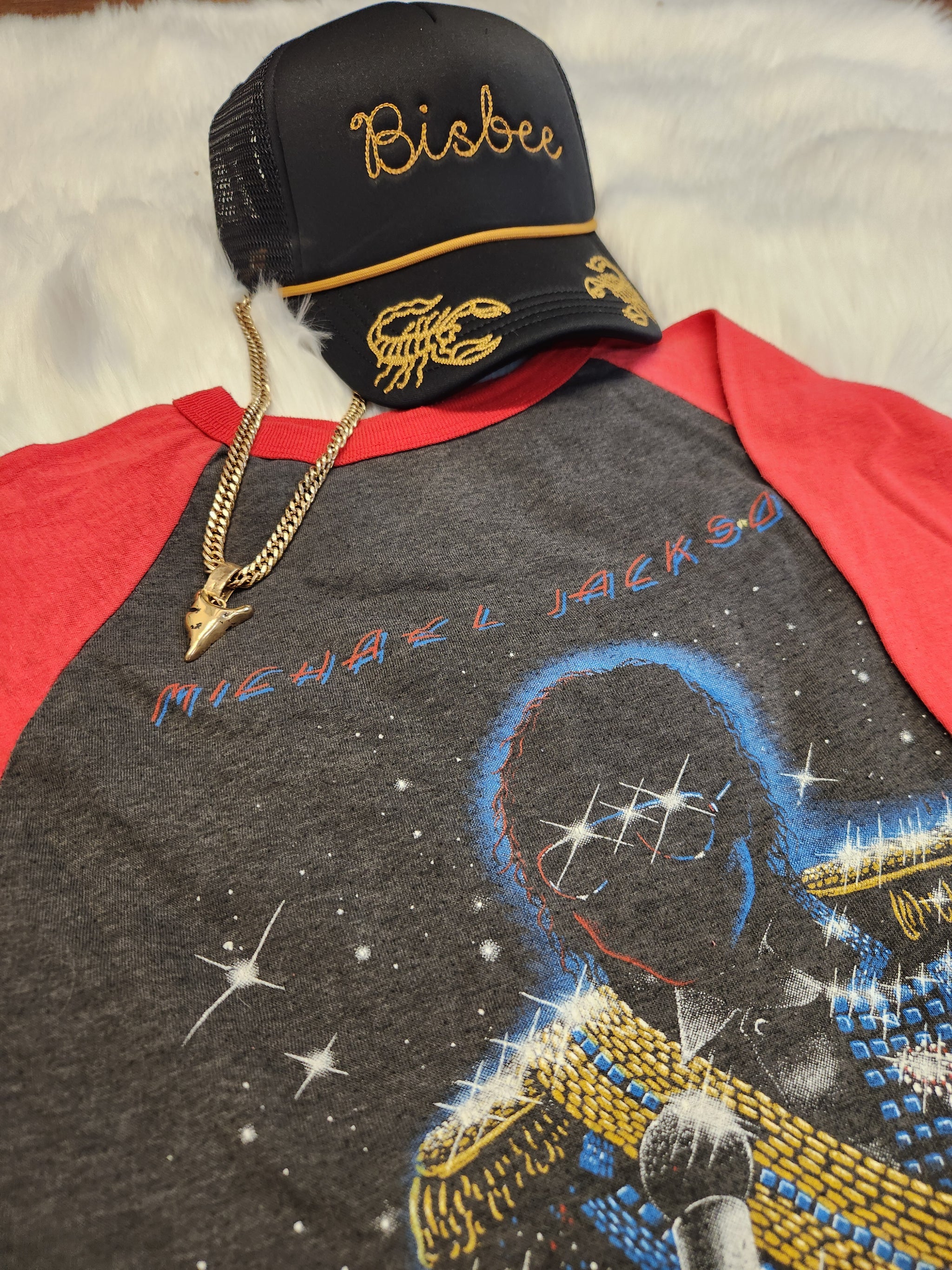 1984年 ジャクソンズ マイケルジャクソン ベースボールTシャツ