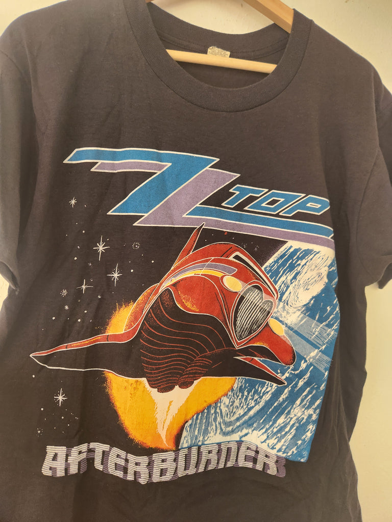 1986 ZZ Top Afterburn Tour Tee