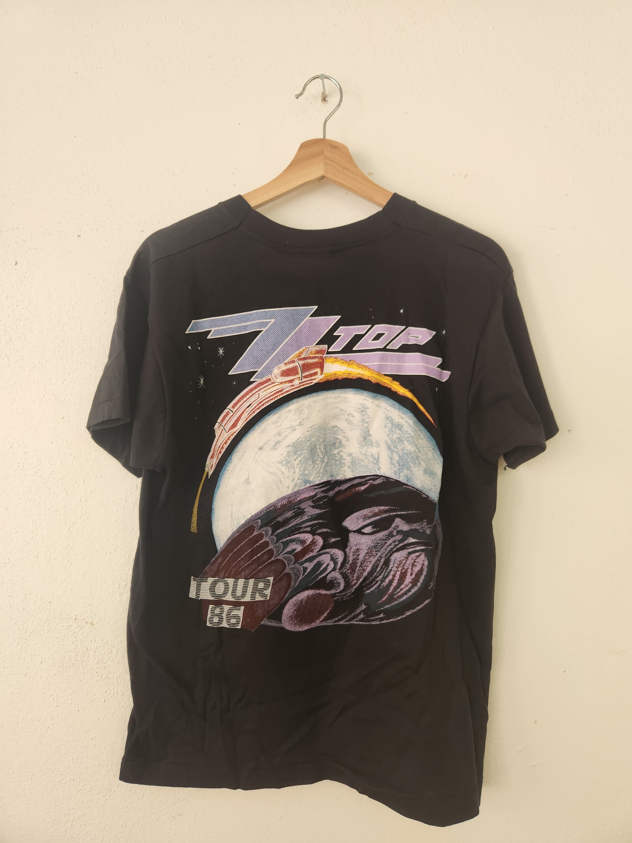 1986 ZZ Top Afterburn Tour Tee – Classic Rock Couture