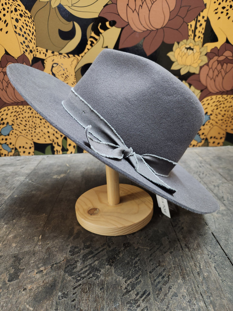 SALE Kaia Grey Felt Hat