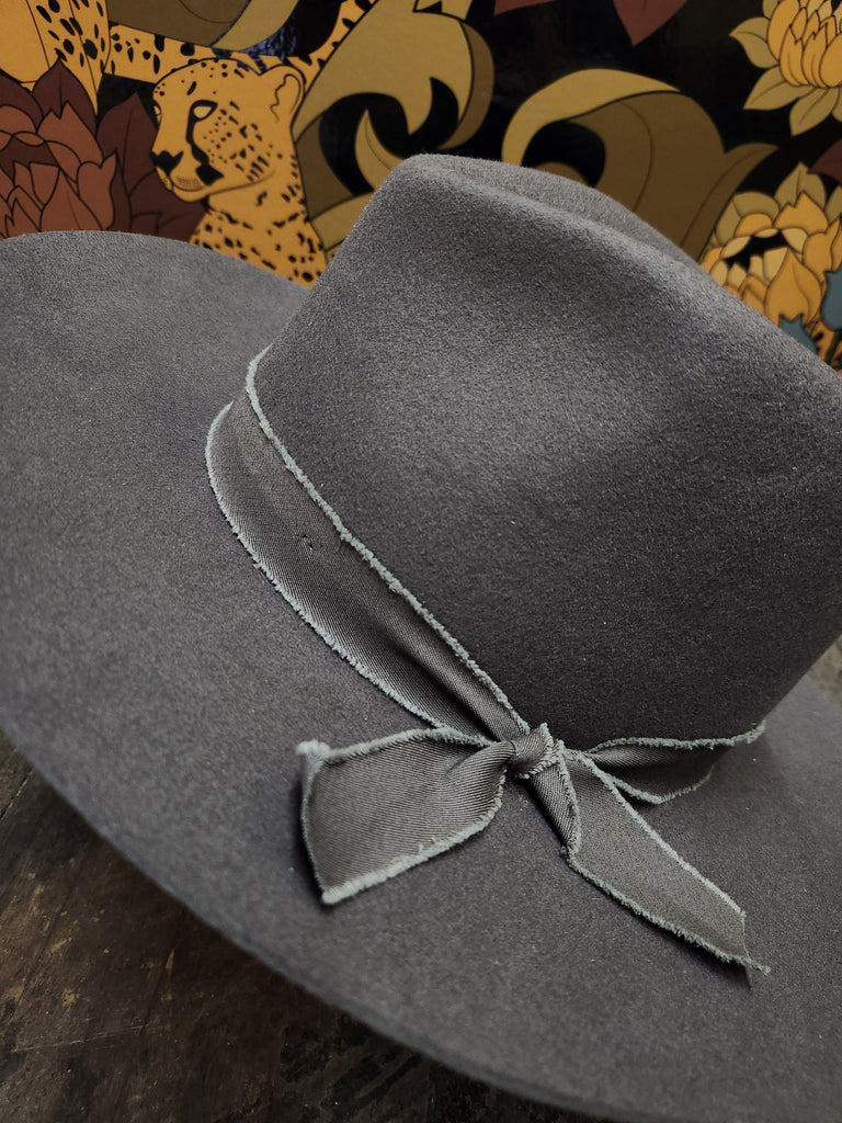 SALE Kaia Grey Felt Hat