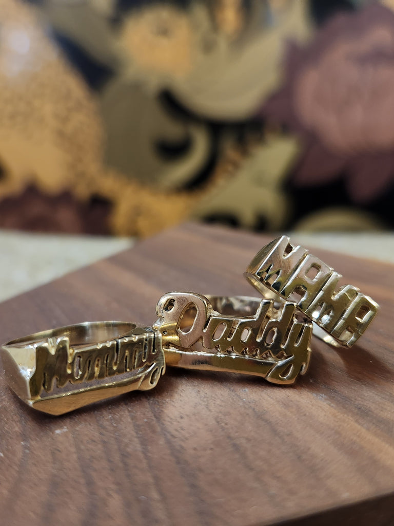 Sweet Brass Rings by Snash Jewelry