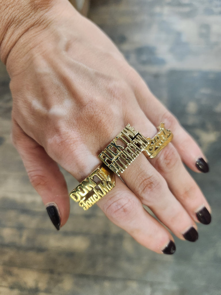 Sassy Brass Rings by Snash Jewelry