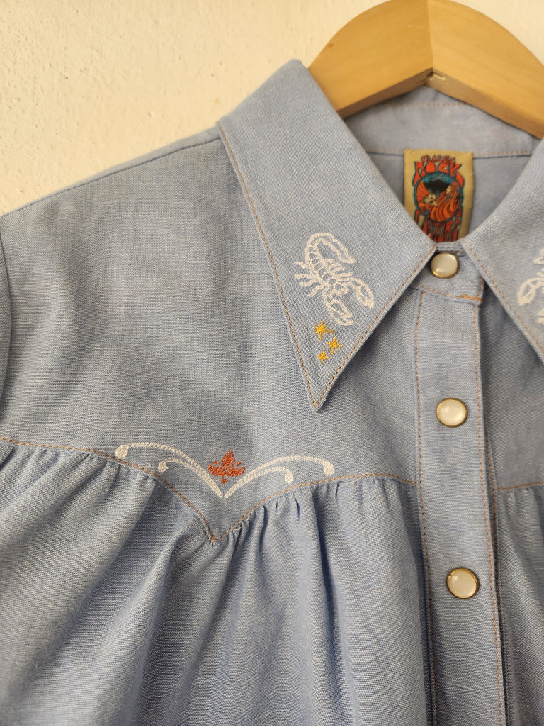 Chambray Desperado Pearl Snap Shirt