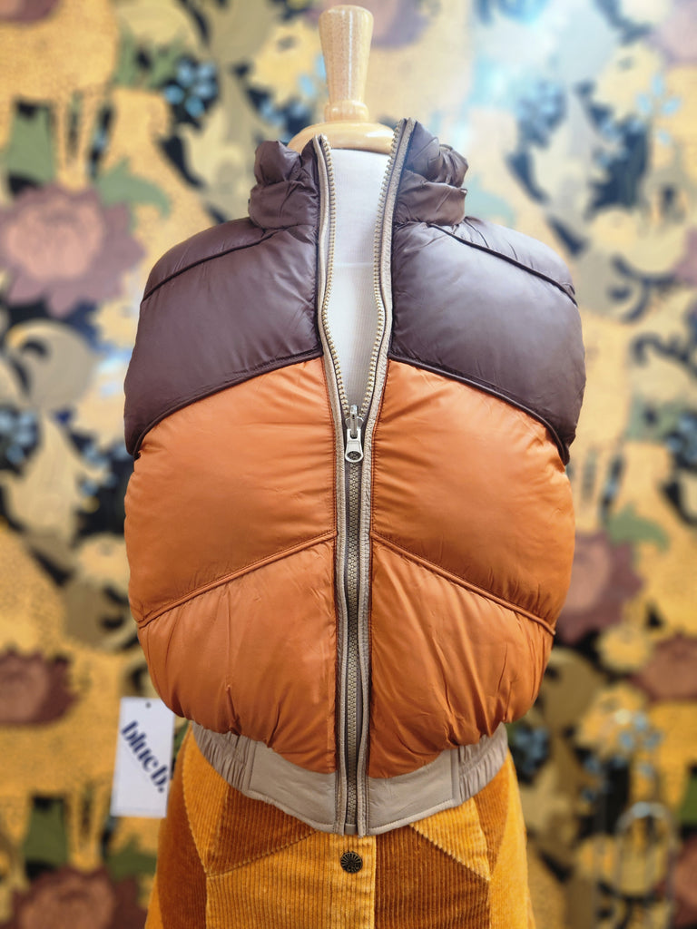 Reversible Cropped Puffer Vest