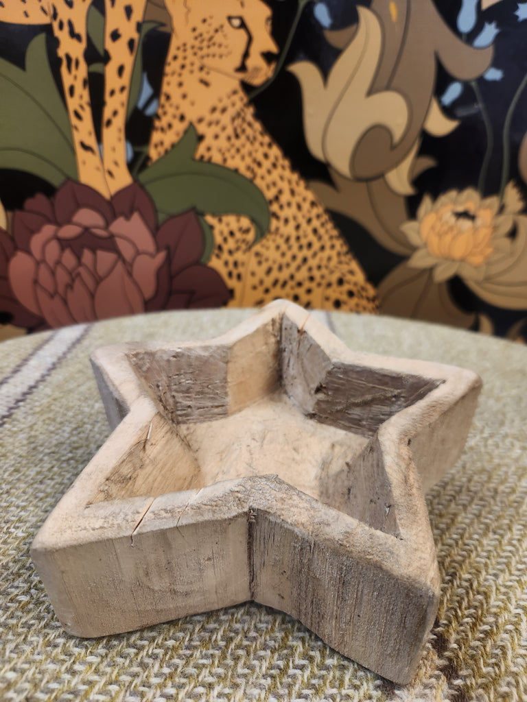 Wooden Star Bowl