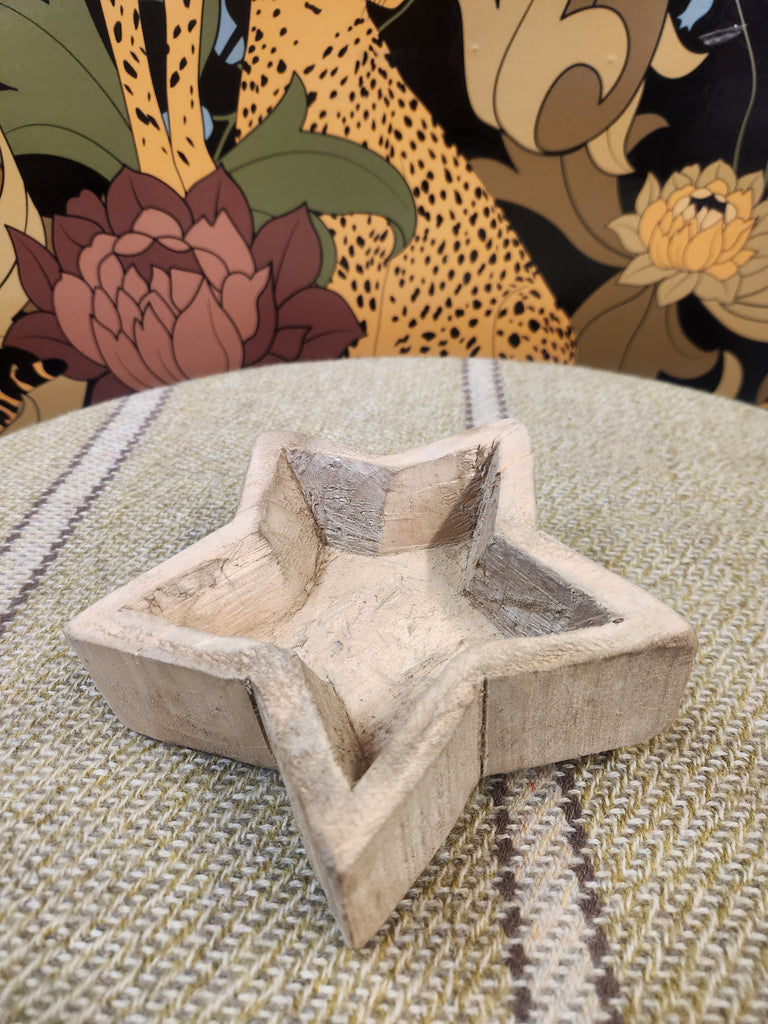 Wooden Star Bowl