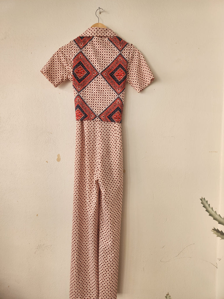 Vintage Vest Jumpsuit