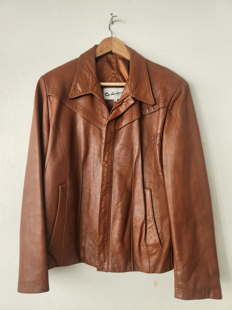 The Leatherman of C.A. Vintage Leather Coat