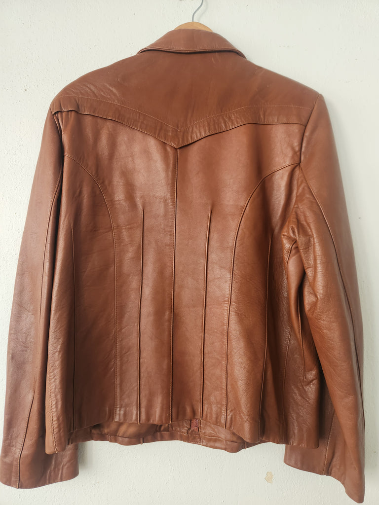 The Leatherman of C.A. Vintage Leather Coat