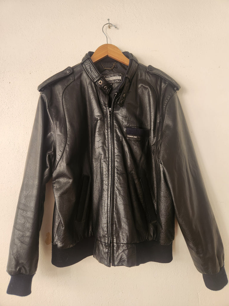 Vintage Leather Members Only Jacket