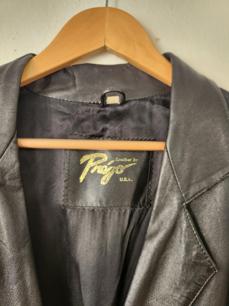 Prego Leather Blazer