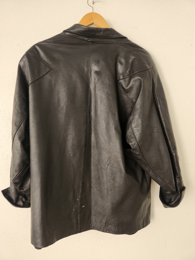 Prego Leather Blazer