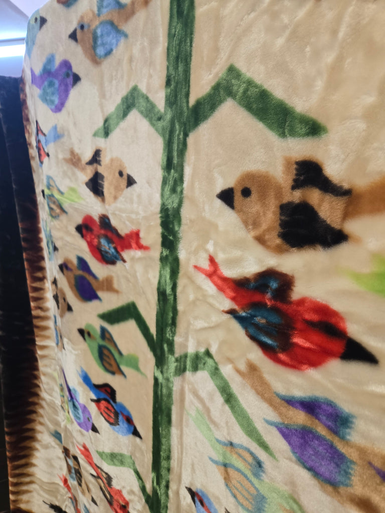 Plush Bird Blanket