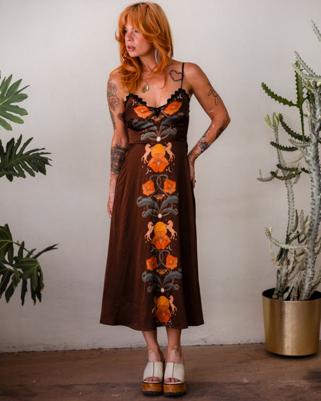 PREORDER Moonlight Rodeo Midi Dress – Classic Rock Couture