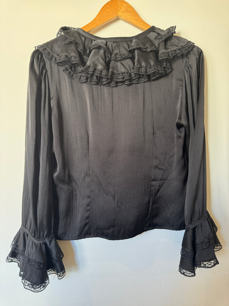 Pre-loved Double D Ranch Black Silk Shirt