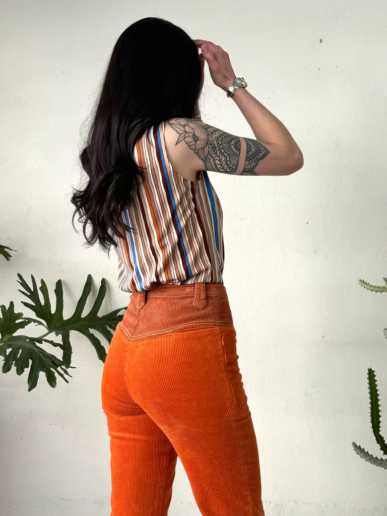 Cinnamon Girl Rust Cord Pants