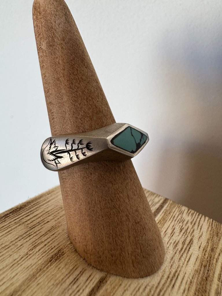 Turquoise Agave Ring