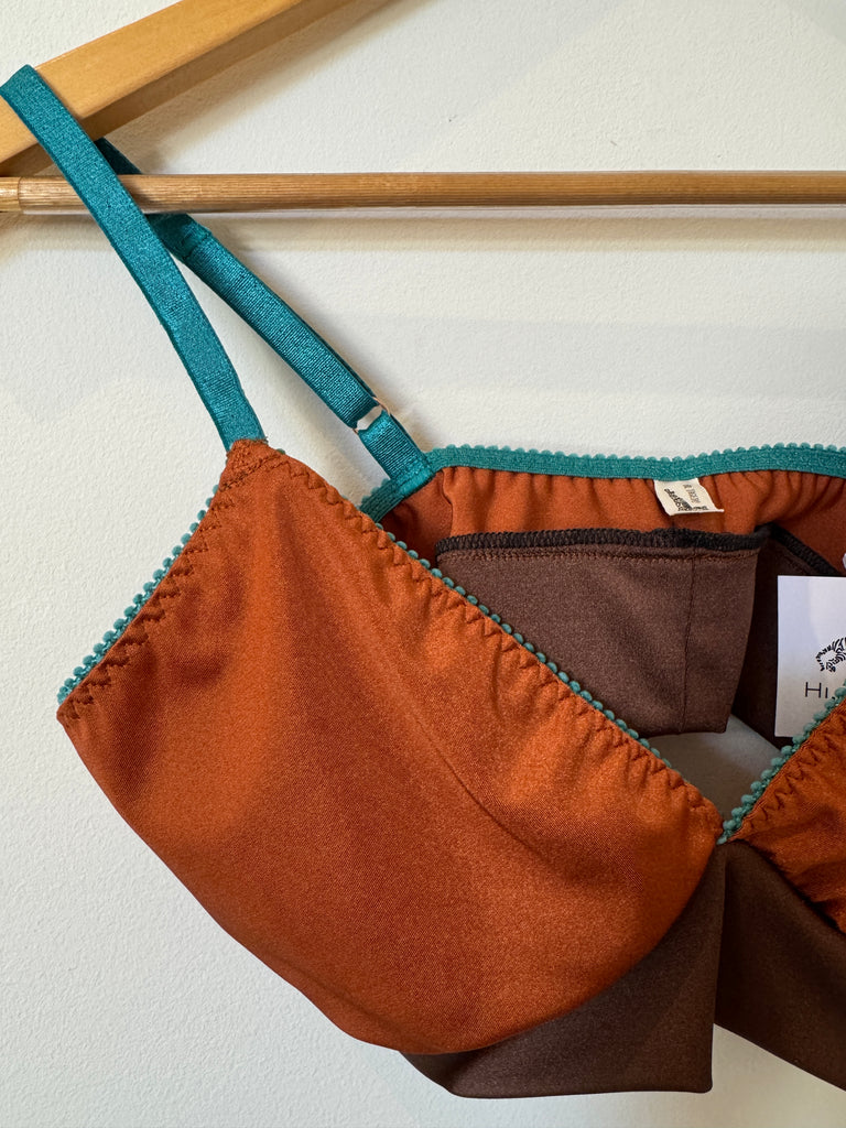 Color Block Sara Spandex Bralette