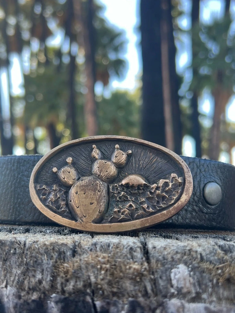 Prickly Pear Belt Buckle