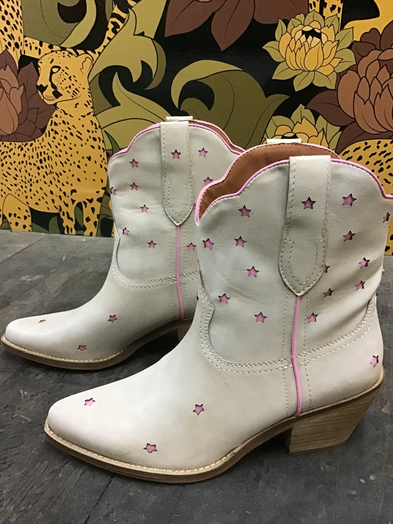 Star Inlay Boots