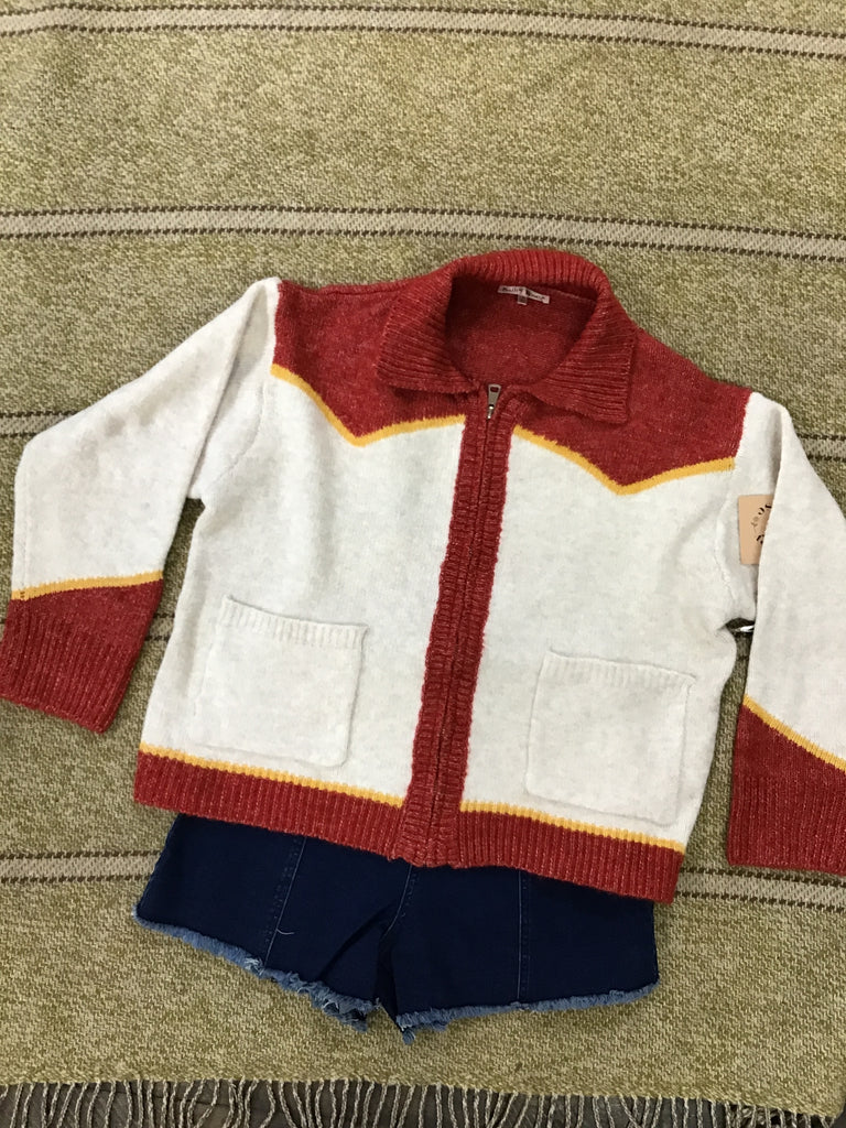 Rodeo Zip Up Cardigan