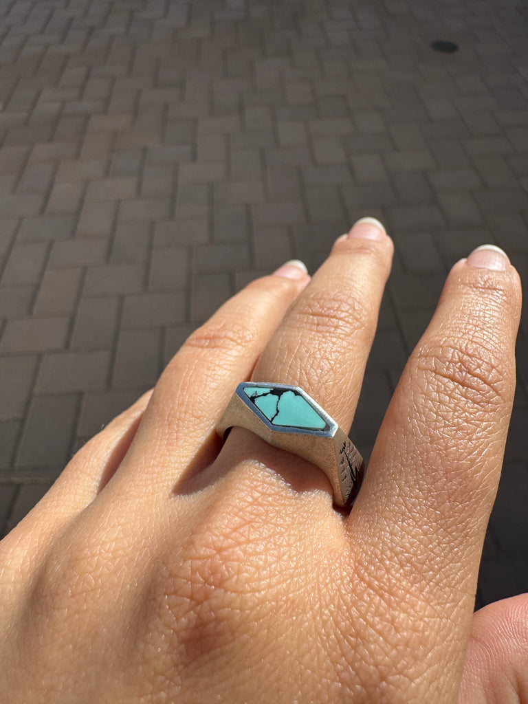 Turquoise Agave Ring