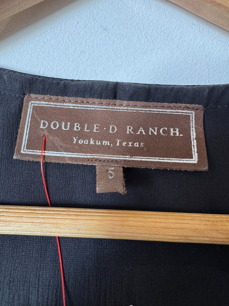 Pre-loved Double D Ranch Black Silk Shirt