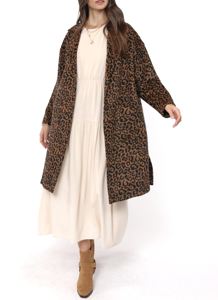 Animal Instinct Leopard Coat
