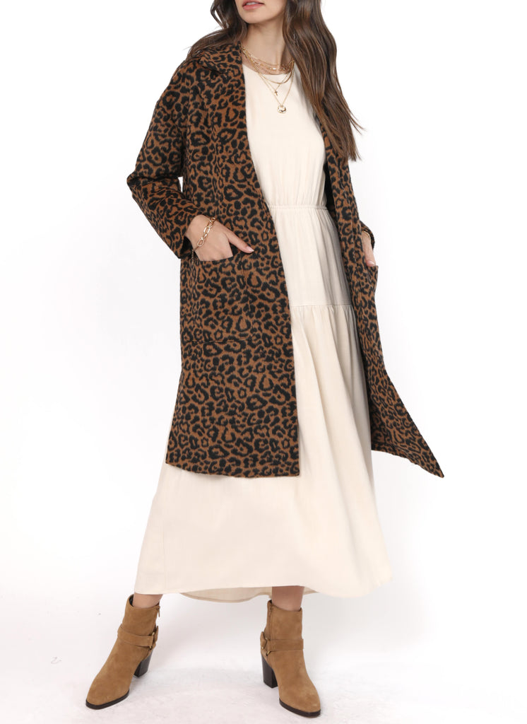 Animal Instinct Leopard Coat