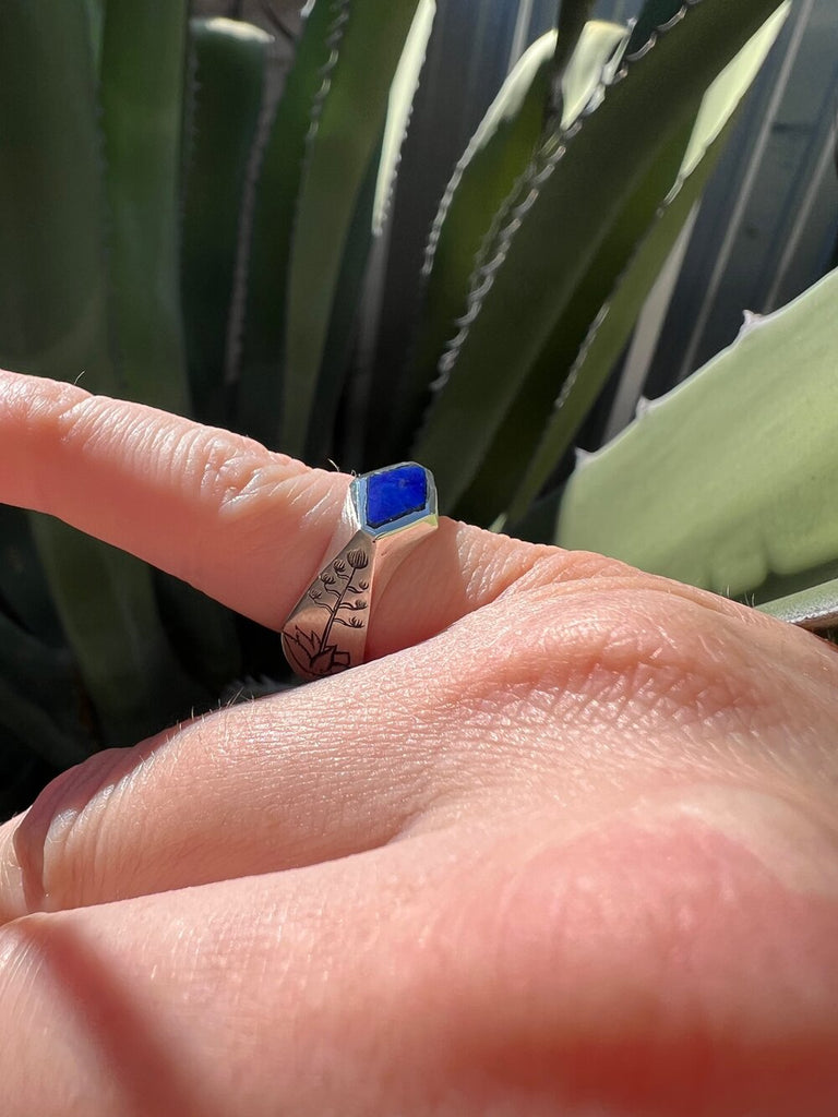 Agave Lapis Ring