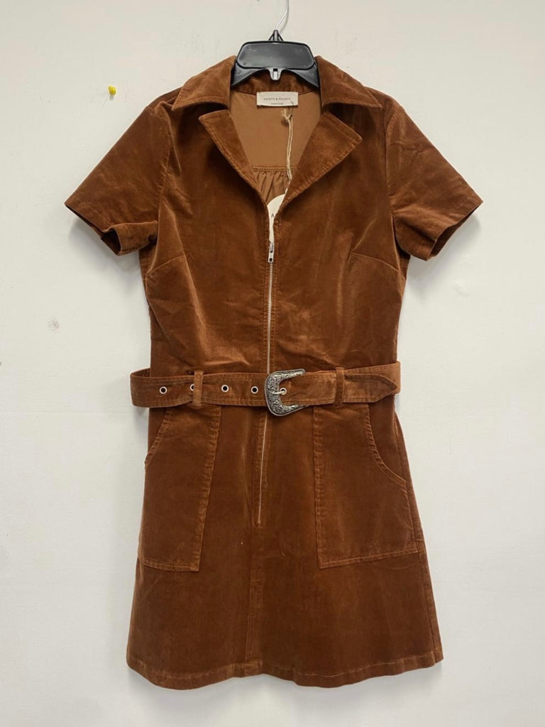 Corduroy Belted Dress