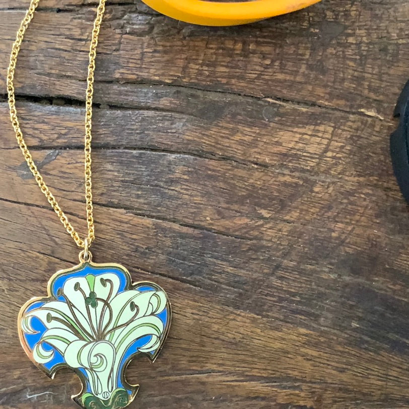 Vintage Enamel Necklace