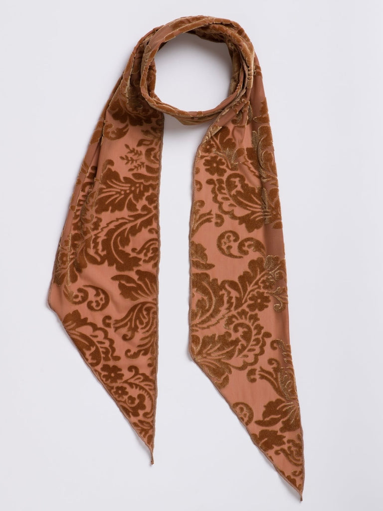 The Hendrix Gold Long Skinny Scarf