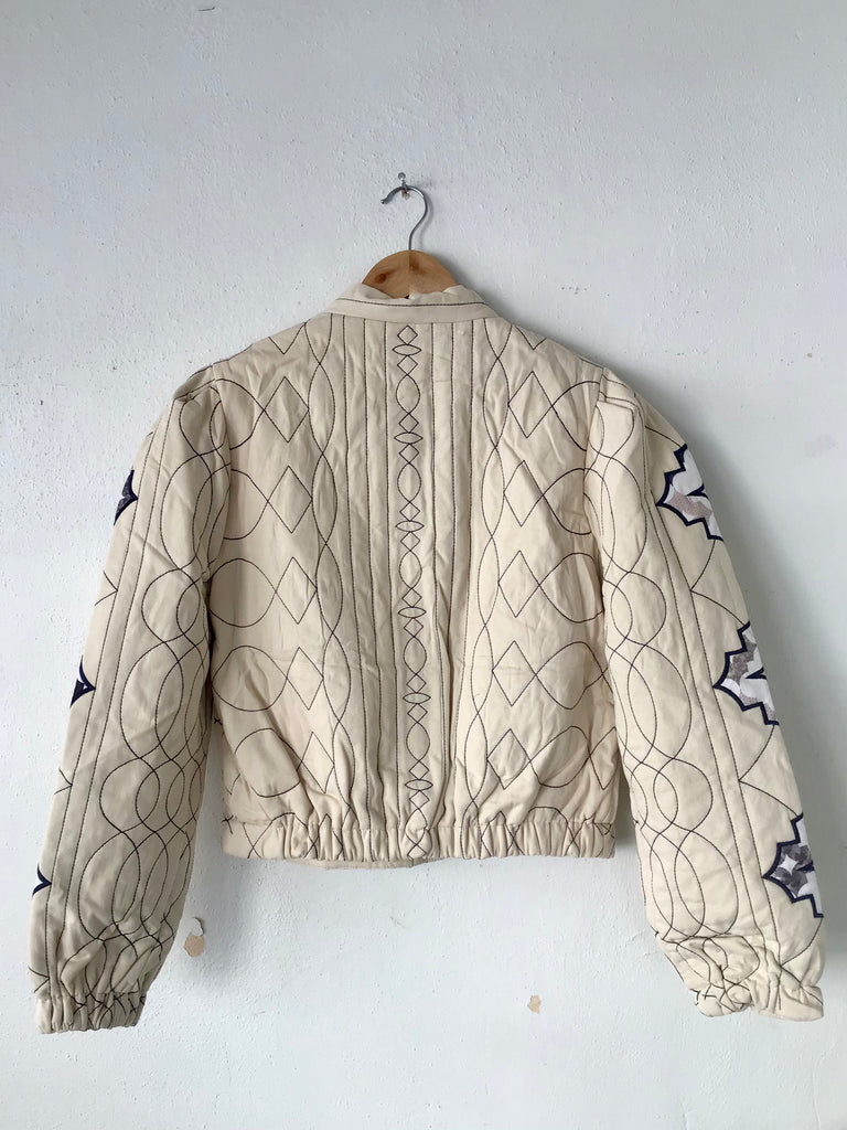 Quilted Embroidered Jacket