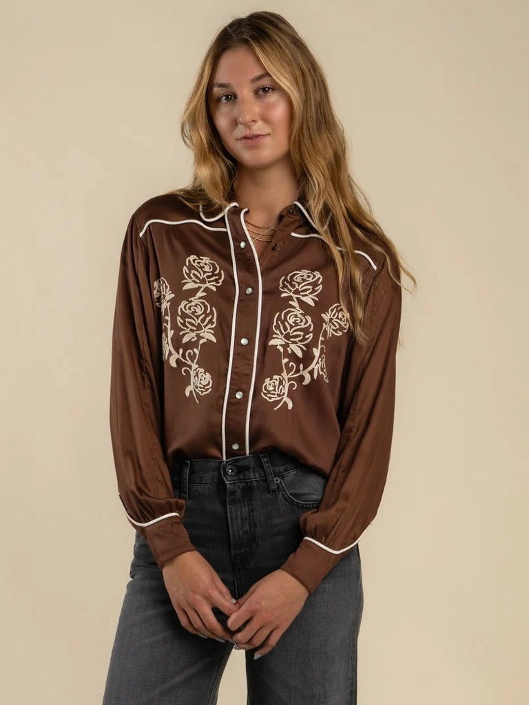 Dakota Embroidered Long Sleeve Shirt